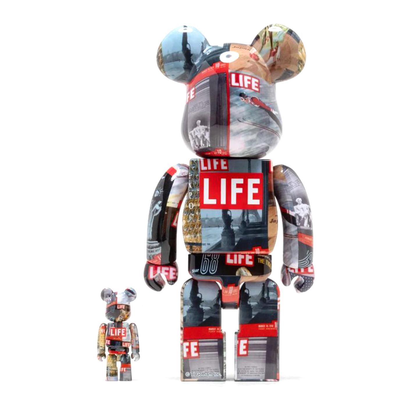 BE@RBRICK Life Magazine 100% & 400% - Toy Multicolore MDTLIFE  MEDICOM TOY 