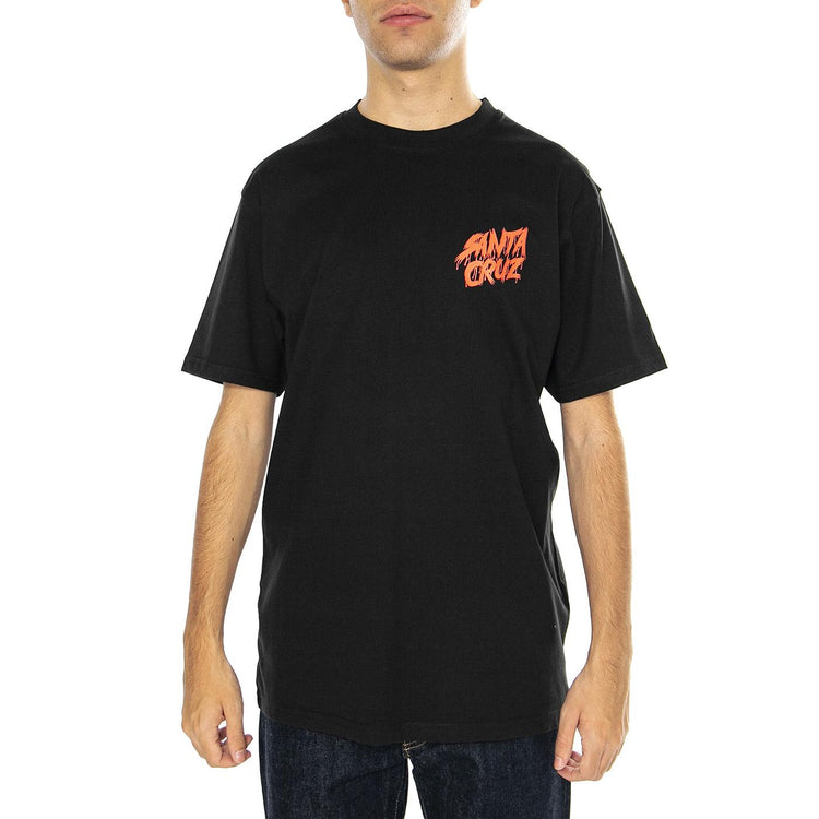 Meek Concrete Slasher Tee Black - Maglietta Girocollo Uomo Nera SCA-TEE-11656  SANTA CRUZ 