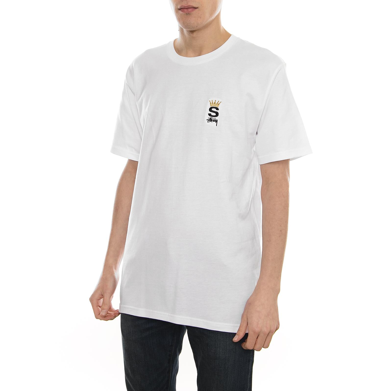 CROWN ROYAL TEE WHITE 1904183-WHITE  STUSSY 