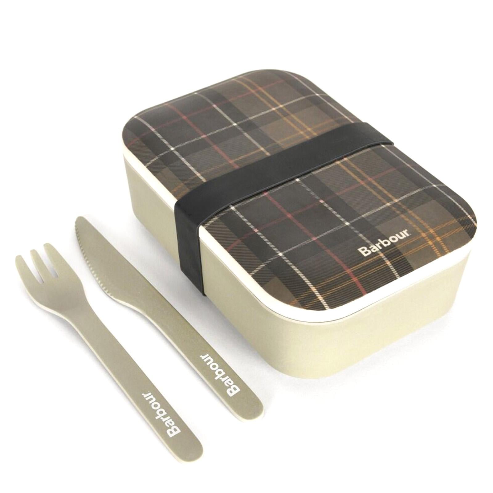 Bamboo Tartan Lunch Box & Cuttlery UAC0243-TN11-FW21  BARBOUR 