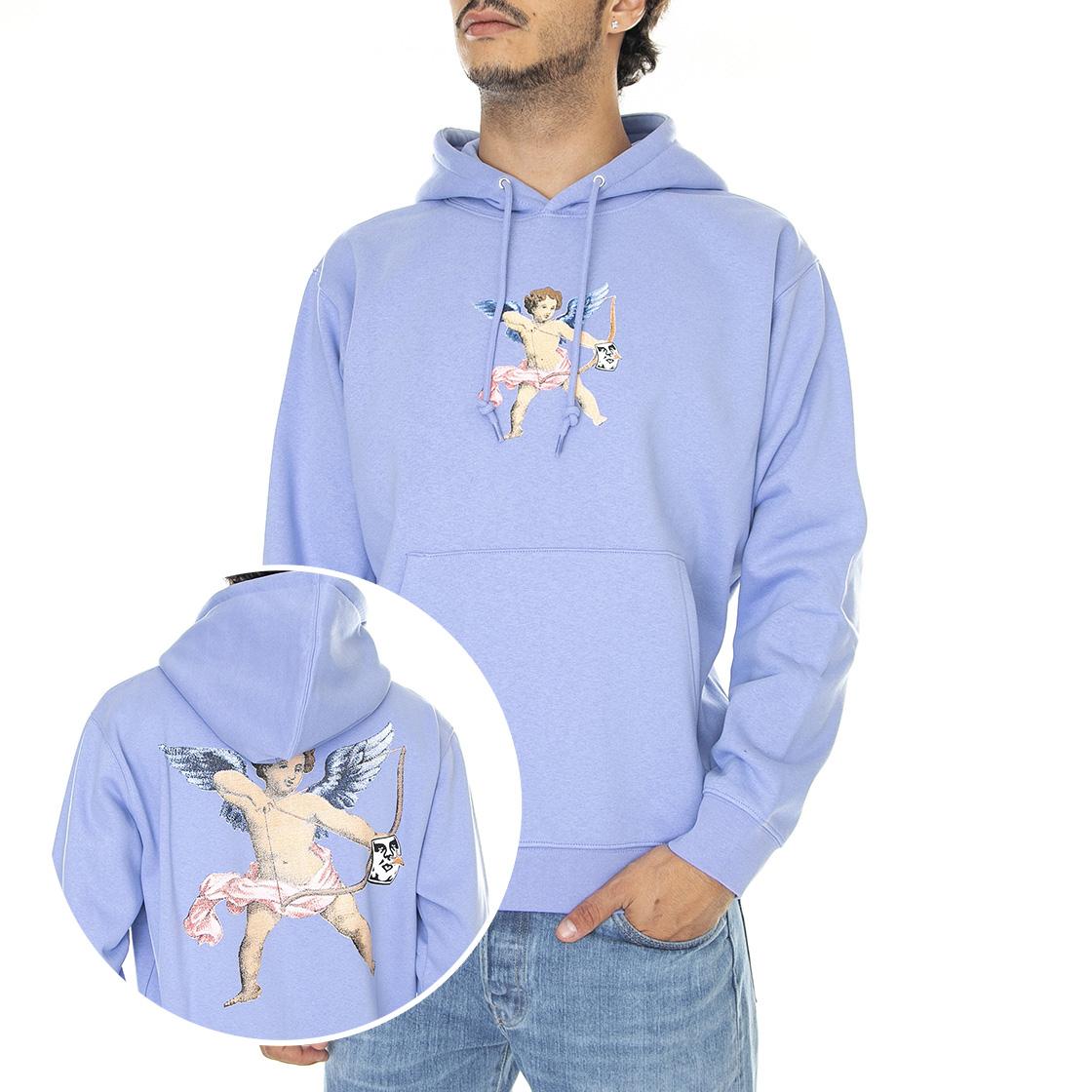 Watch Out Premium Hood Fleece Digital Violet - Felpa con Cappuccio Uomo Viola 112843042-DIV  OBEY 