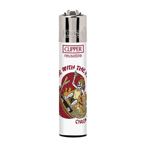 Clipper Circa - Move With The Flow - Accendino Ricaricabile Bianco / Multicolore 237738_13 . C1RCA 