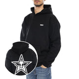 Bold Star Extra Heavy Hoof Fleece - Felpa con Cappuccio Uomo Nera  Uomo OBEY