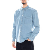 Orson Reg. Oxford York DNM Shirt NOOS - Camicia Uomo Blu  Uomo ONLY & SONS
