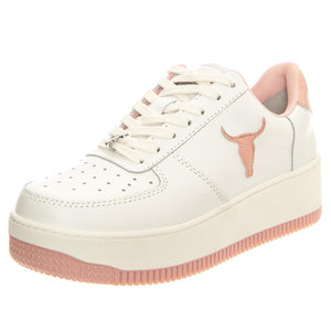 Recharge White + Blossom Leather - Scarpe Donna Bianche WSPRECHARGE-WHIBLO  WINDSOR SMITH 