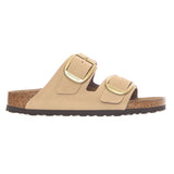 Arizona Big Buckle Nubuck Leather Narrow Fit Sandcastle - Sandali Donna Beige  Donna BIRKENSTOCK