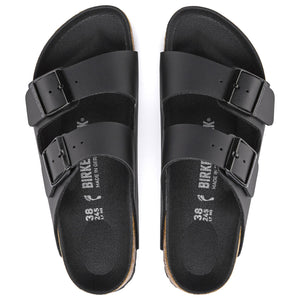 Mens Arizona Triples Birko Flor Sandals - Black - Sandali Uomo Neri - Calzata Stretta 1019069  BIRKENSTOCK 