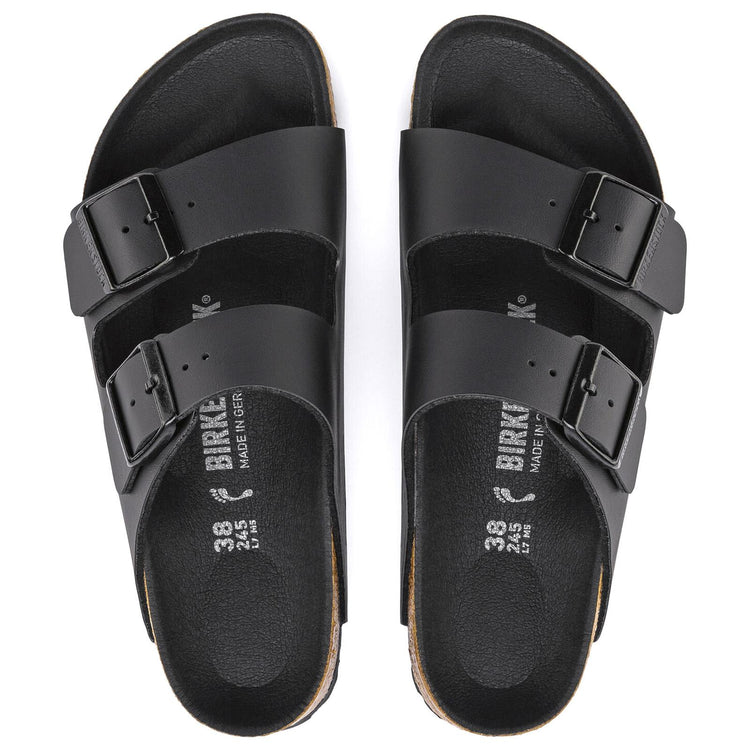 Mens Arizona Triples Birko Flor Sandals - Black - Sandali Uomo Neri - Calzata Stretta 1019069  BIRKENSTOCK 