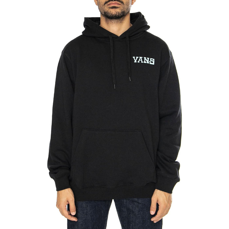 Mini Sk8 Loose Po Black - Felpa con Cappuccio Uomo Nera VN000KU7BLK1  VANS 