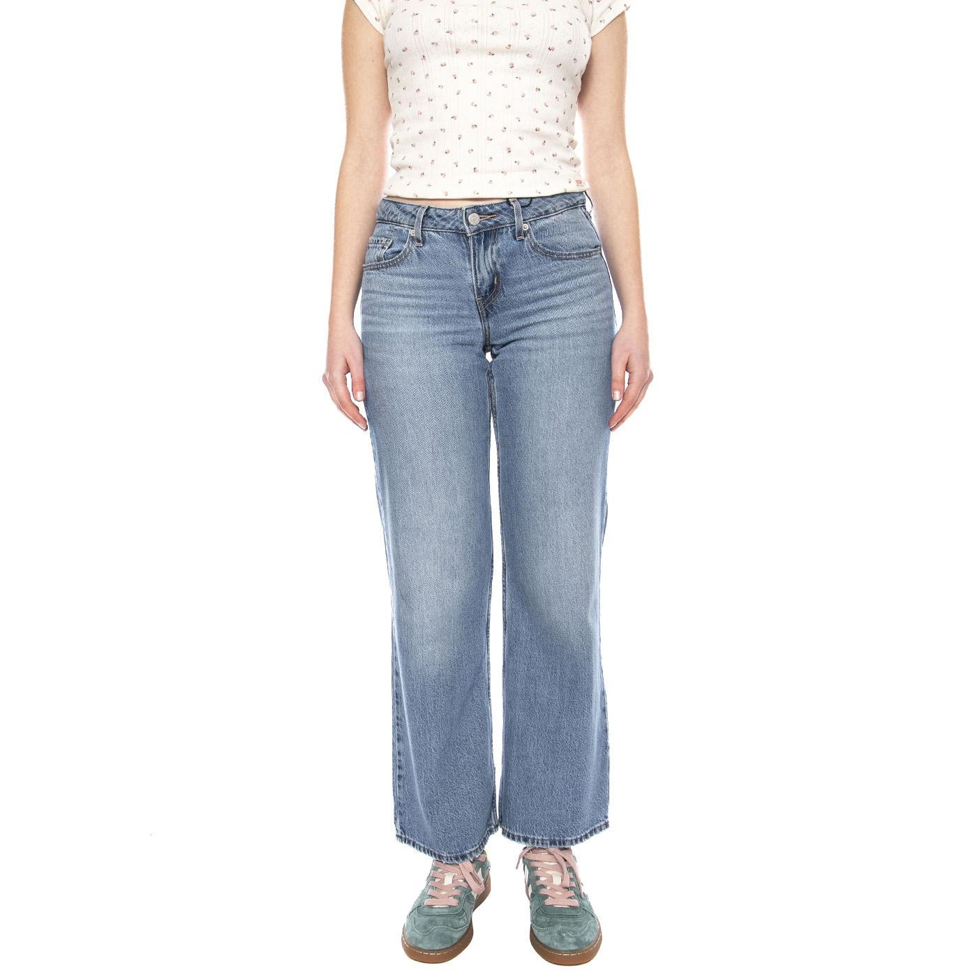 Low Loose - Good Grades Tencel - Pantaloni Donna Blu A5566 0063 LEVIS 