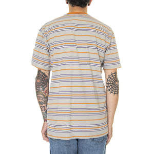 Mini Beach Bum Hand Stripe Tee Nickel Stripe - Maglietta Girocollo Uomo Multicolore SCA-TEE-8283  SANTA CRUZ 
