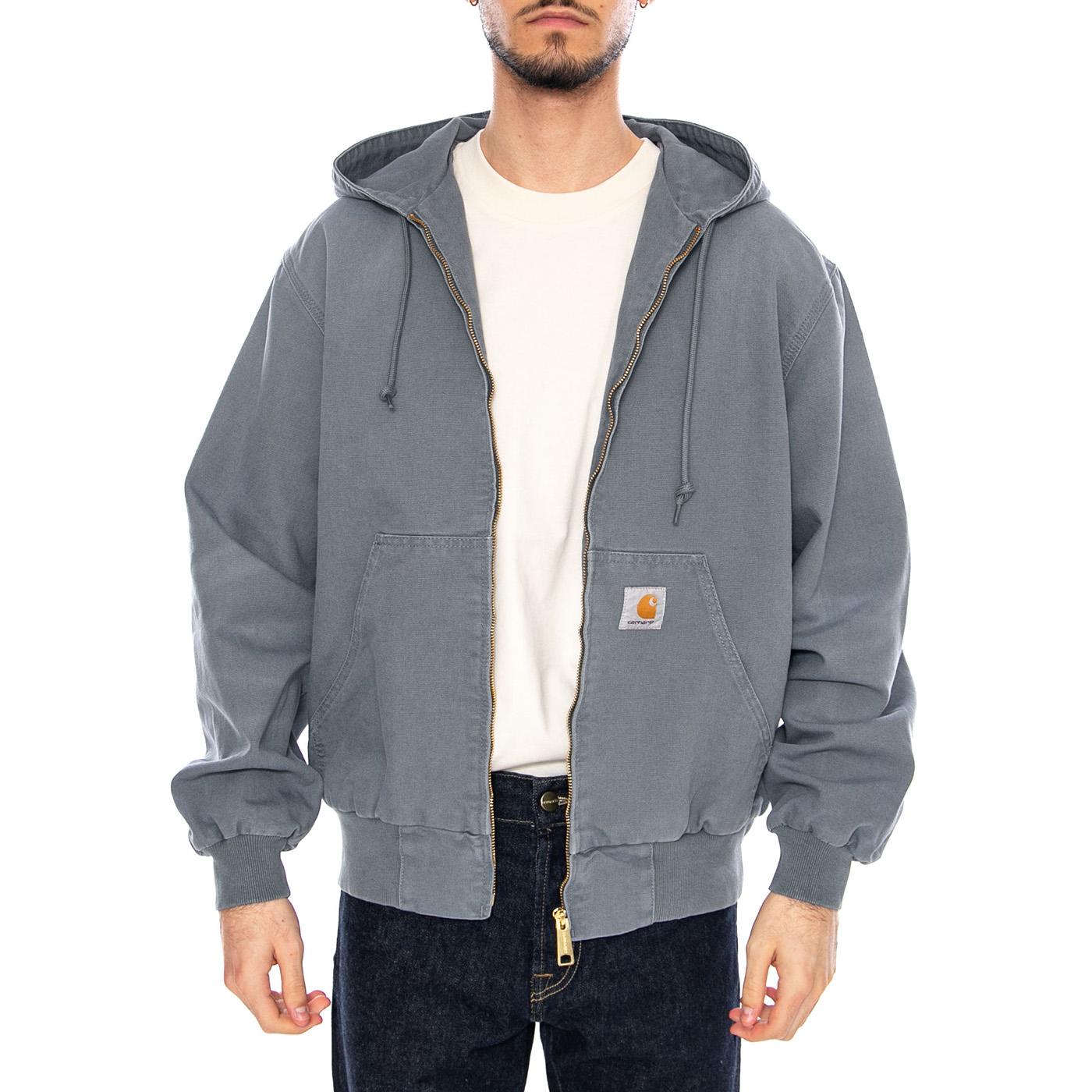OG Active Jacket Cozy Blue - Giacca con Cappuccio e Zip Uomo Blu I034820 3IT4O CARHARTT WIP 