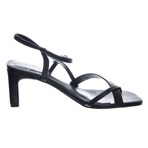 Luisa Black Cow Leather Chrome Free Tanned - Sandali Donna Neri VBS5312-301-20  VAGABOND 