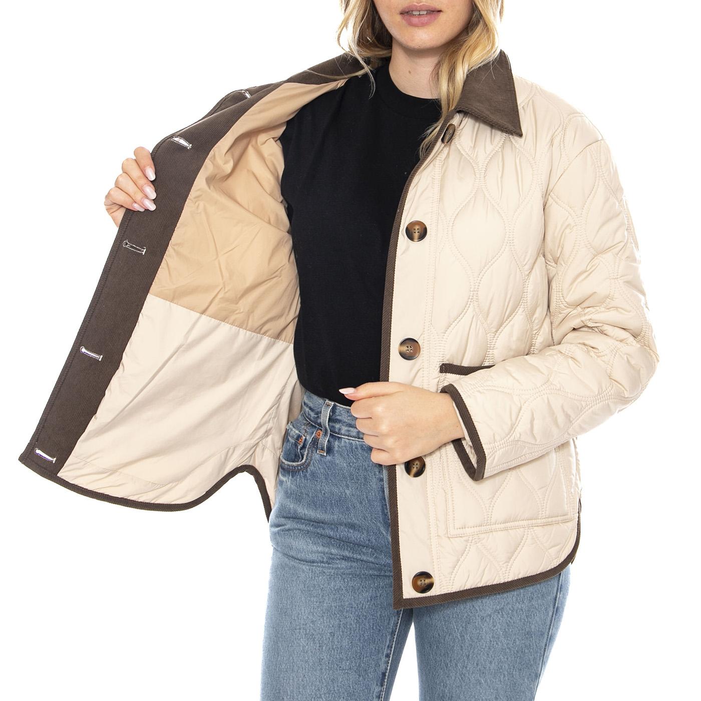 MD M Parkas 161 Taupe - Giacca Donna Beige 3.96.265.17 . MD'M 