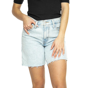 '94 Baggy Short Mister Twister Cut Hem - Bermuda Denim Jeans Donna Blu 001JO-0002 . LEVIS 