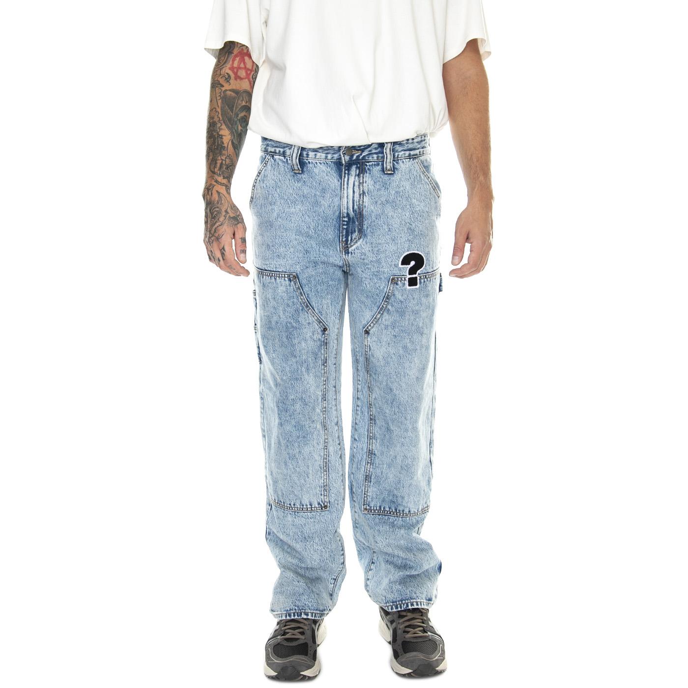 Go Market Carpenter Pant Acid Wash - Pantaloni Denim Jeans Uomo Blu M3BG43D4XY0-FB21  GUESS ORIGINALS 