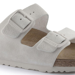 Arizona SFB Antique White Suede Leather - Sandali Donna Bianchi 1024516  BIRKENSTOCK 