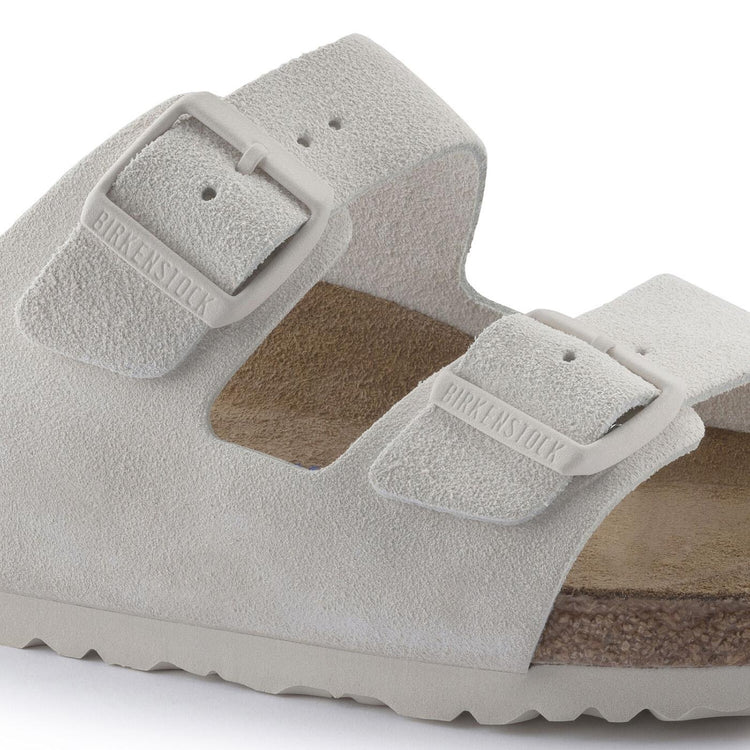 Arizona SFB Antique White Suede Leather - Sandali Donna Bianchi 1024516  BIRKENSTOCK 