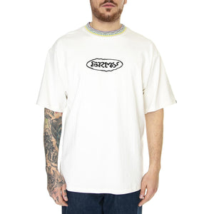 Ufollow Oversized Tee White - Maglietta Girocollo Uomo Bianca GA658-WHT  GRIMEY 