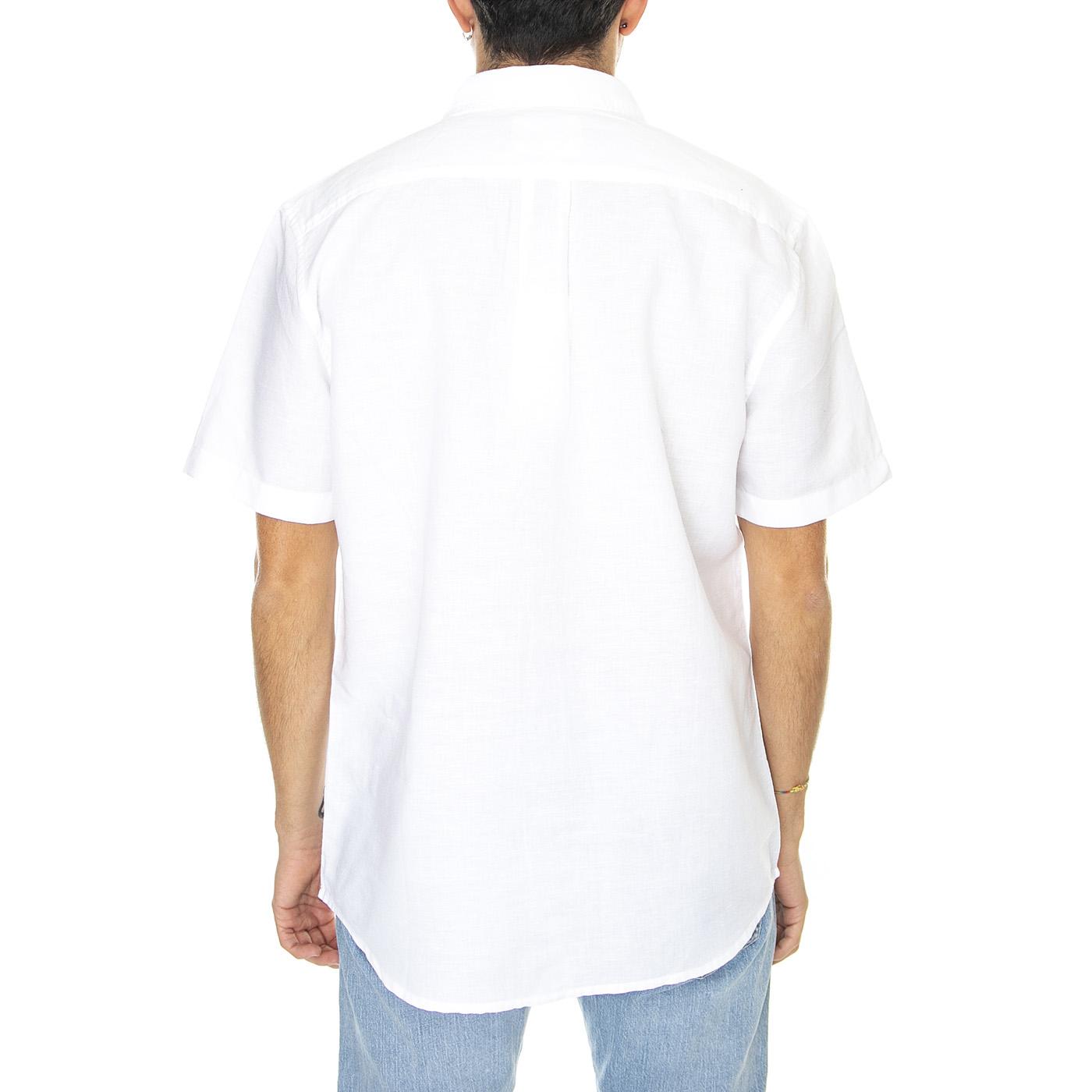 SS 1 Pocket Shirt White - Camicia Maniche Corte Uomo Bianca W5K0LO98  WRANGLER 