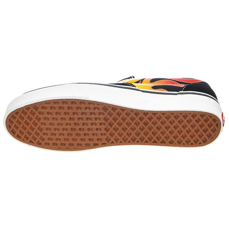 UA Era (Flame) - Scarpe Stringate Porfilo Basso Uomo Nere / Gialle / Black / True White VN0A4BV4XEY1  VANS 
