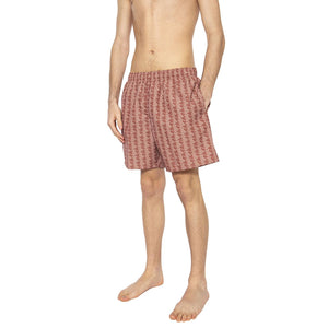 Short Bagno HHI Brown - Costume da Bagno Uomo Marrone MH9086-HHI  LACOSTE 