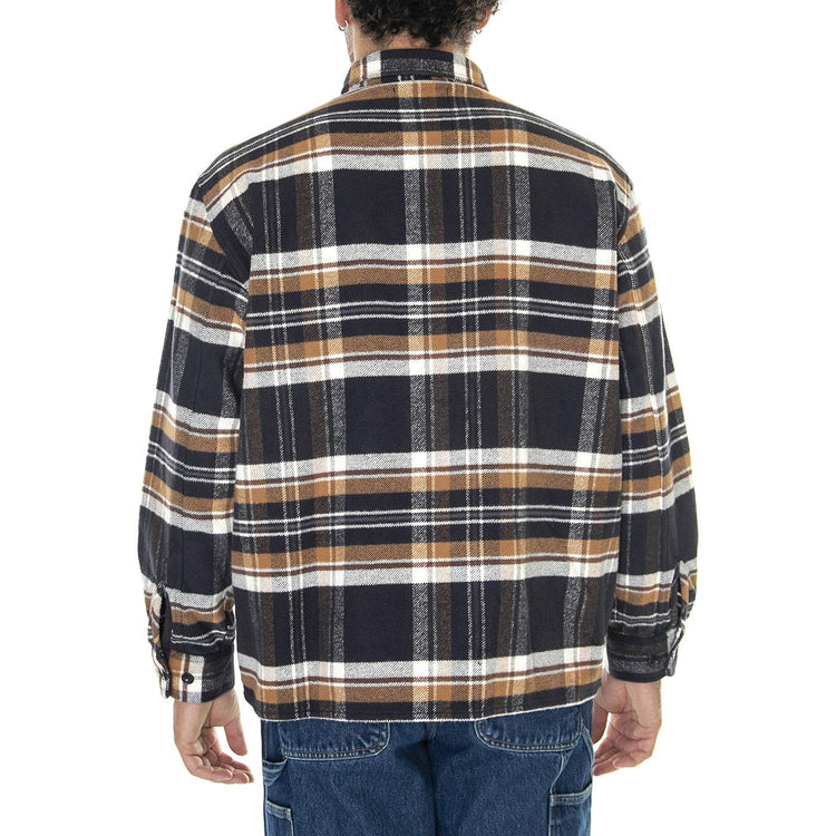 Sebastian Shirt LS Navy / Brown - Camicia Uomo Multicolore I032582.1WO.67.  EDWIN 