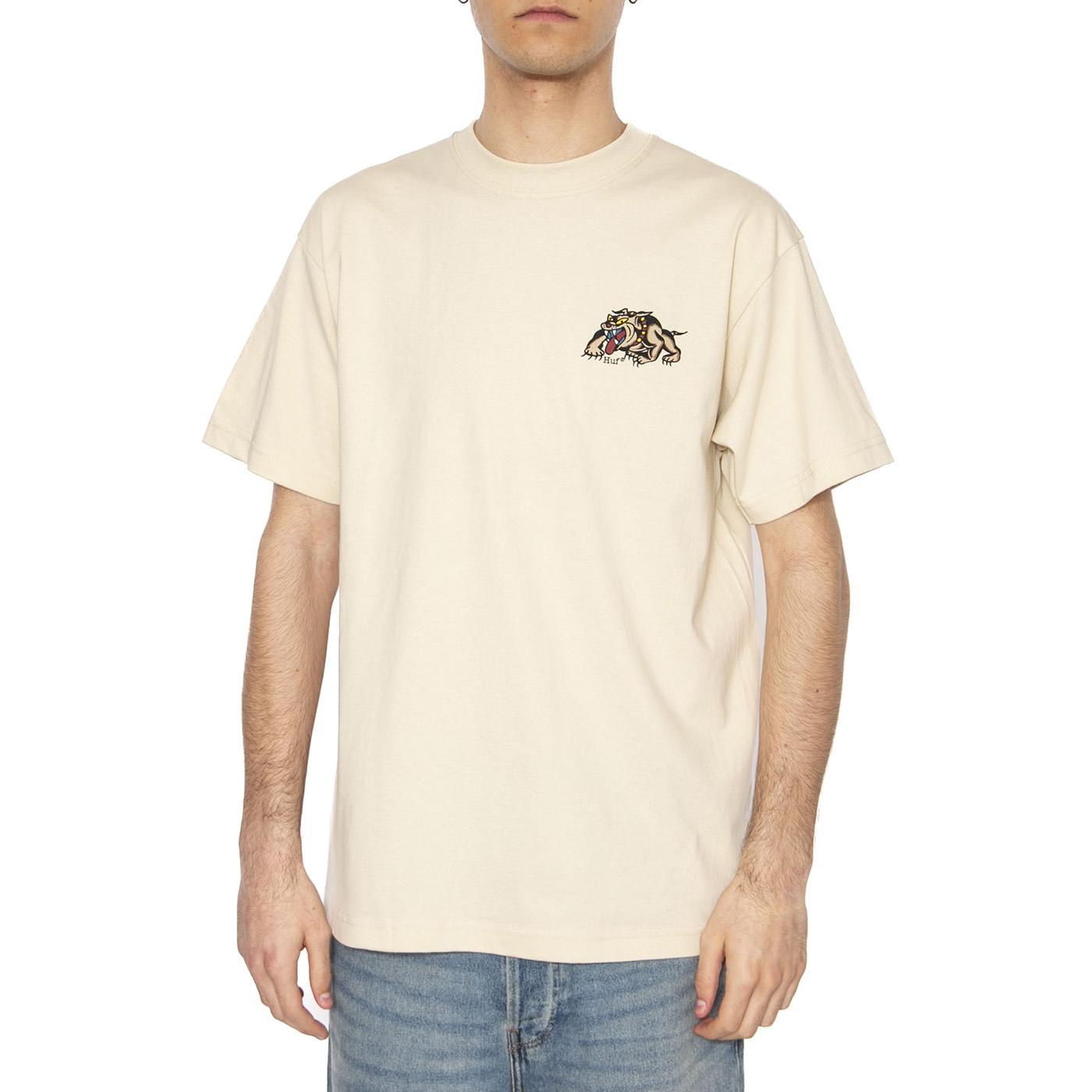 Bledsoe S/S Tee Beige - Maglietta Girocollo Uomo Beige TS02352-STONE  HUF 