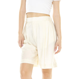 W' Kinsey Cloud Cream Shorts - Bermuda Donna Beige 330575-232  ELVINE 