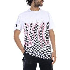  19SOTS13-WHITE-RED  OCTOPUS 