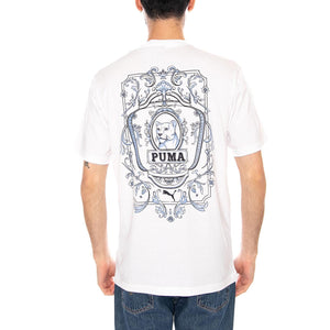 GRAPHIC TEE WHITE - Maglietta Girocollo Uomo Bianca 634437 02 PUMA 