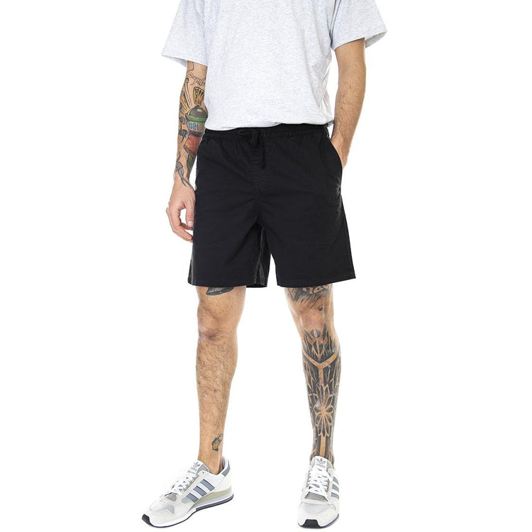 Rande Relaxed Elastic - Bermuda Uomo Neri VN0A5FKDBLK1  VANS 