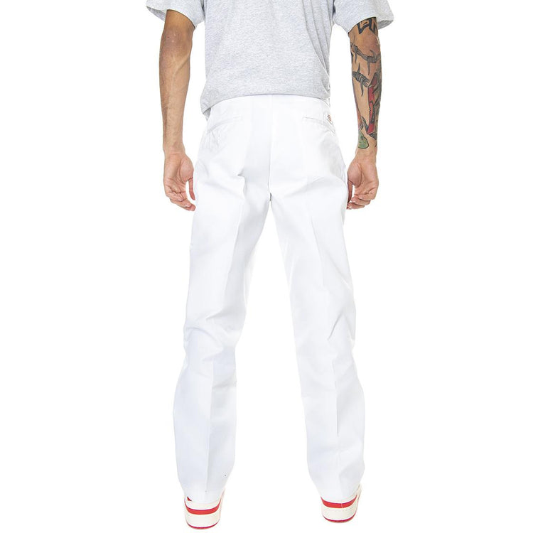 874 Work Pant Rec White - Pantaloni Chino Uomo Bianchi DK0A4XK6WHX1  DICKIES 
