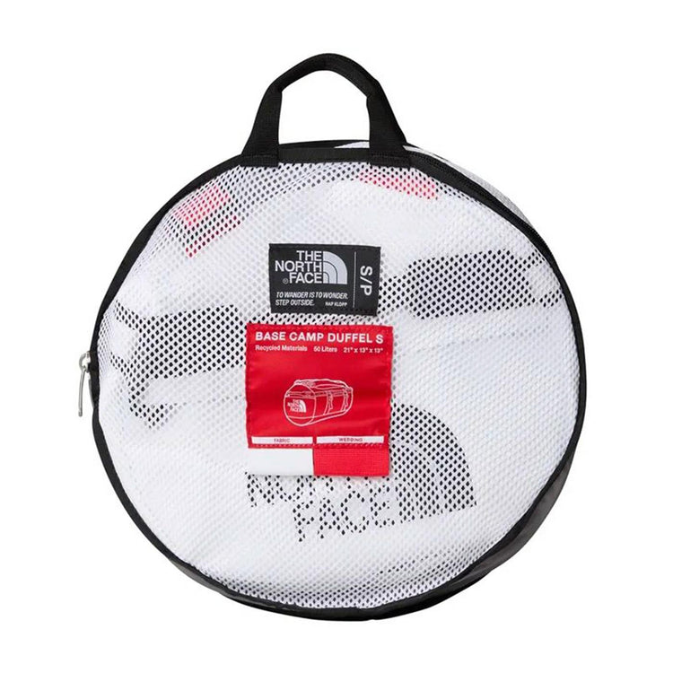 Base Camp Duffell - S - White / Black / Elevation Red - Borsone da Viaggio Bianco NF0A52ST FIT1 THE NORTH FACE 