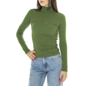 Garden Green Rib Aine L/S Top - Maglietta Maniche Lunghe Donna Verde WTP00099  THINKING 