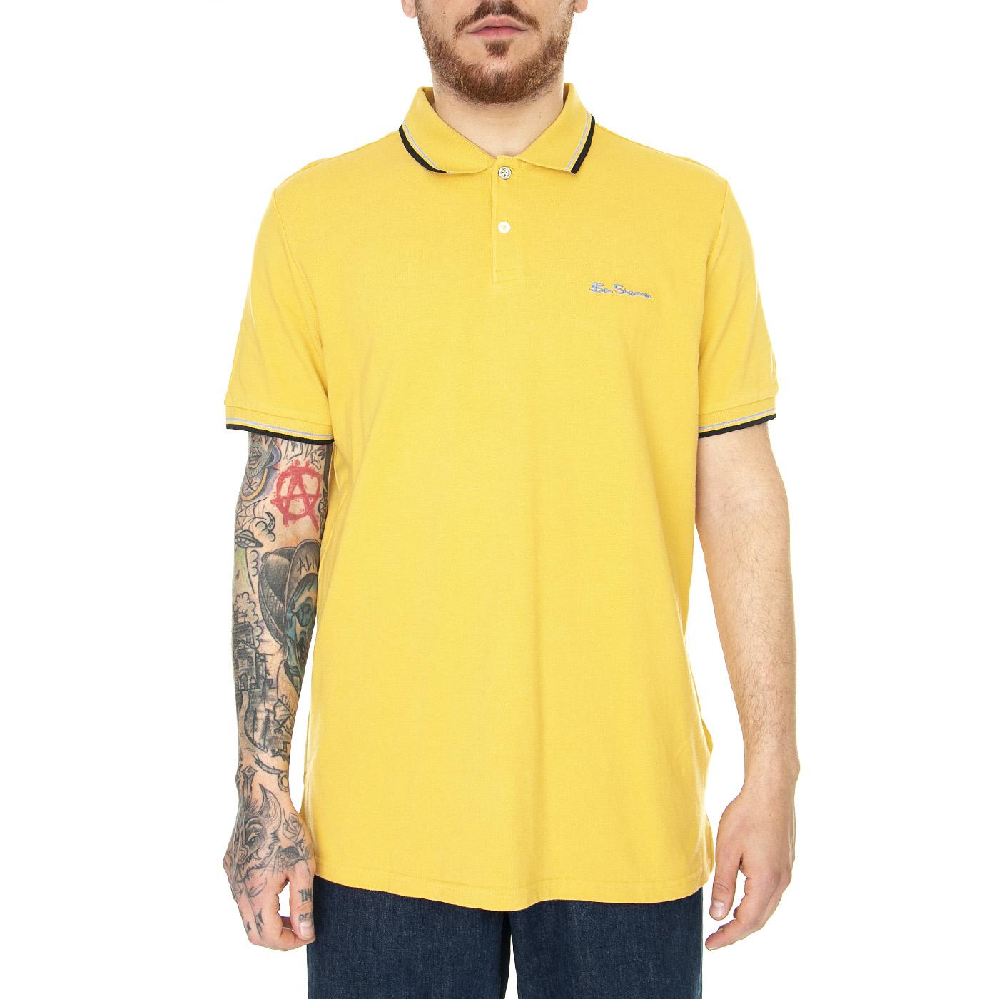 Signature Polo Butterscotch - Polo Uomo Gialla 59310-452  BEN SHERMAN 