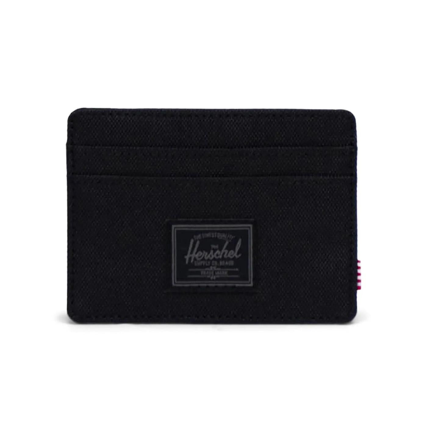 CHARLIE CARDHOLDER BLACK TONAL - Portafogli Nero 30065 05881 HERSCHEL 
