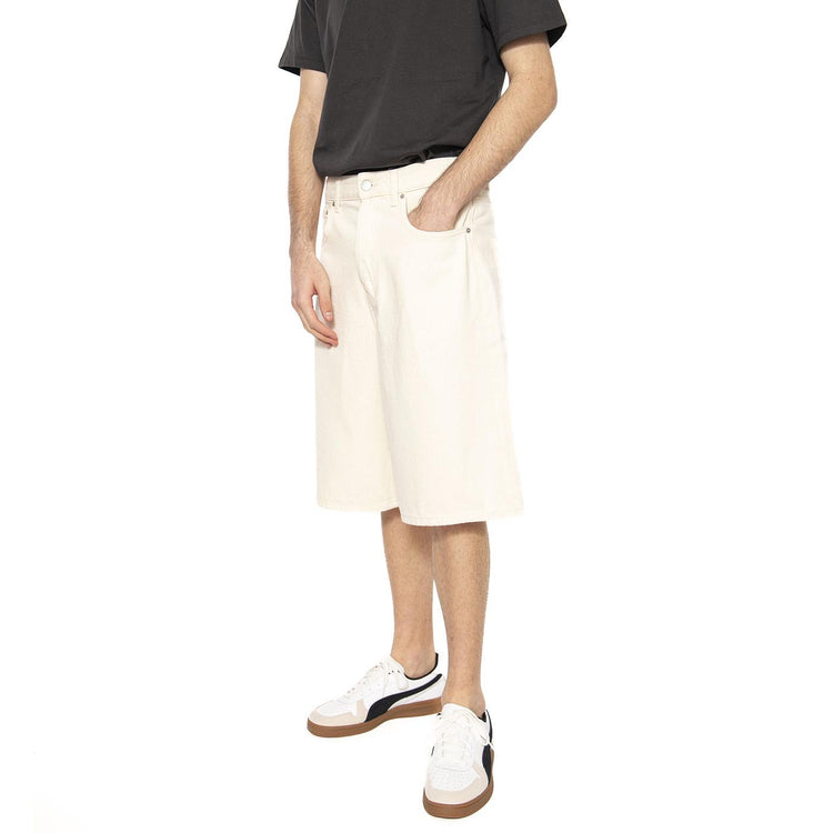 Carl Balloon Ecru 4145 Pim Denim Shorts Ecru - Bermuda Uomo Bianchi 22034145-4770064  ONLY & SONS 