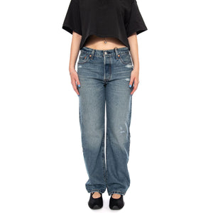 501 90'S VERIFIED VINTAGE - Pantaloni Denim Jeans Donna Blu A1959 0064 LEVIS 