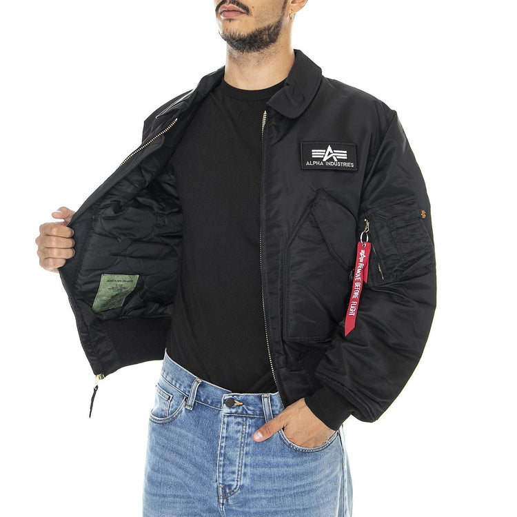 CWU 45 - Giacca Invernale Uomo Nera 100102-03 . ALPHA INDUSTRIES 