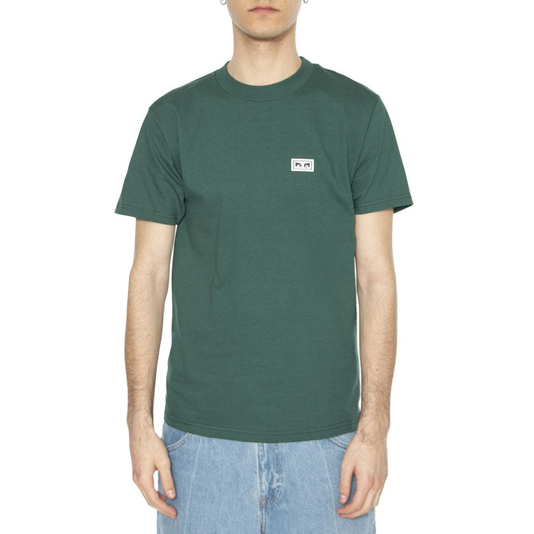 Obey Eyes 3 Tee Rain Forest - Maglietta Girocollo Uomo Verde 165261826-RFR  OBEY 