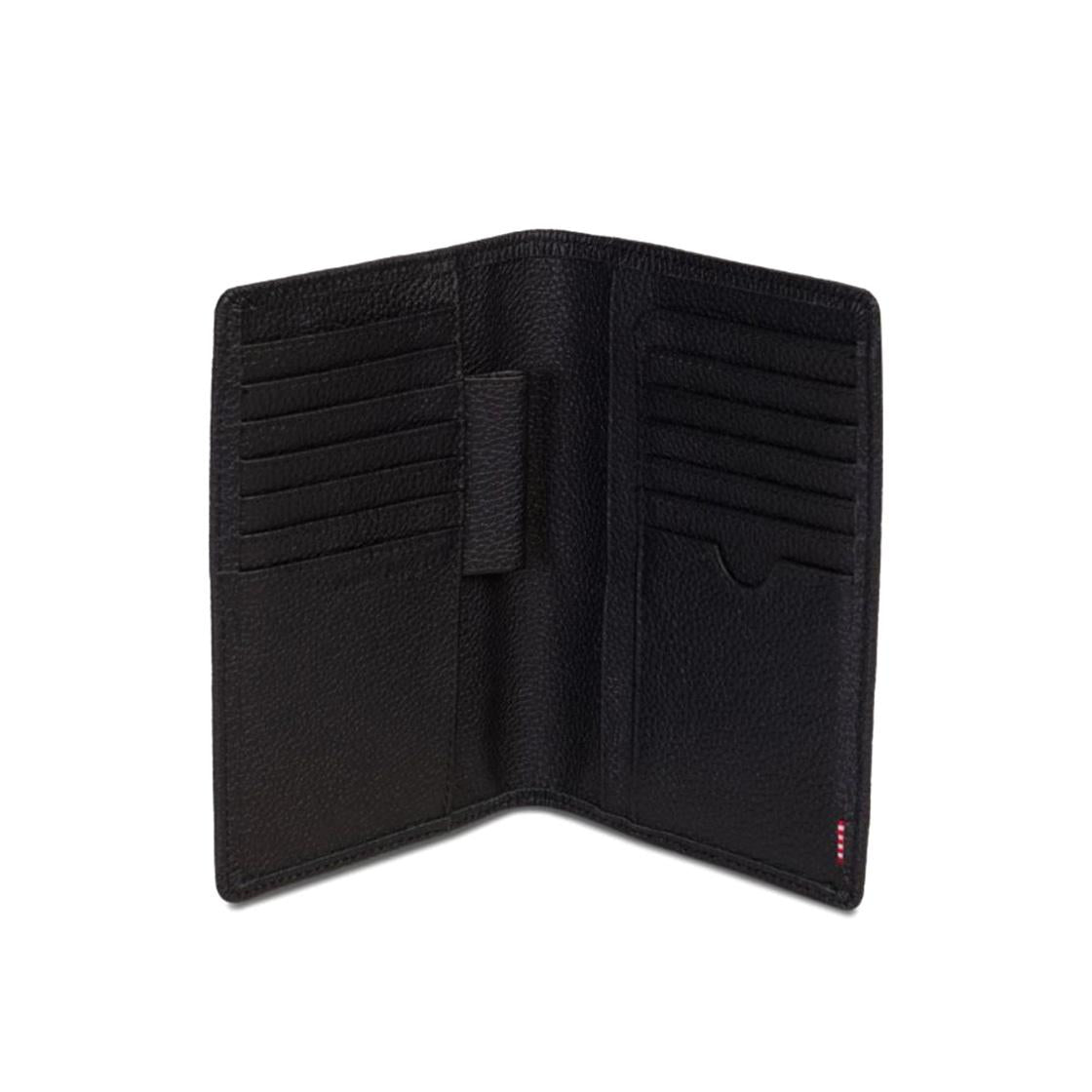 Search Rfid Black Pebbled Leather - Portafogli Nero in Pelle 10396-01885-OS  HERSCHEL 