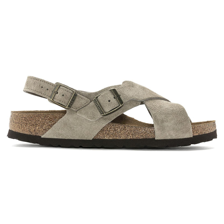 Tulum SFB Taupe Suede Leather - Sandali Donna Grigi 1024110  BIRKENSTOCK 