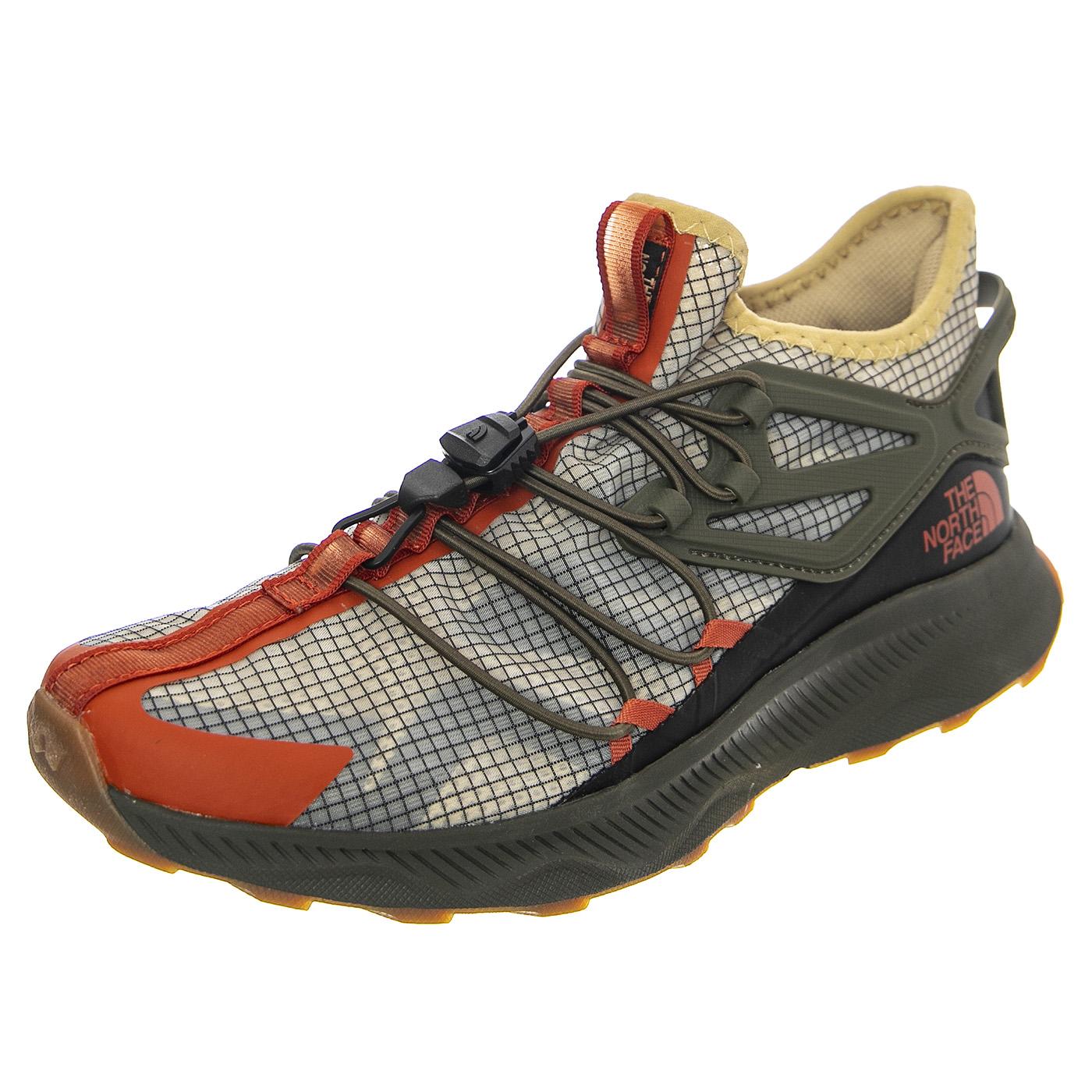 M Oxeye Tech Khaki Stone / New Taupe Green - Scarpe Stringate Profilo Basso Uomo Multicolore NF0A7W5UQK81  THE NORTH FACE 