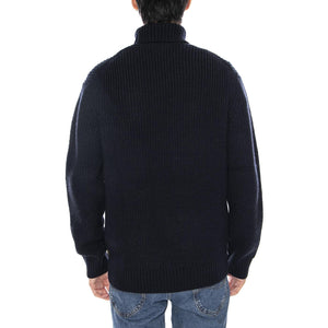 Heavy Turtleneck Rivet Navy - Maglione Collo Alto Uomo Blu 112370542 . LEE 