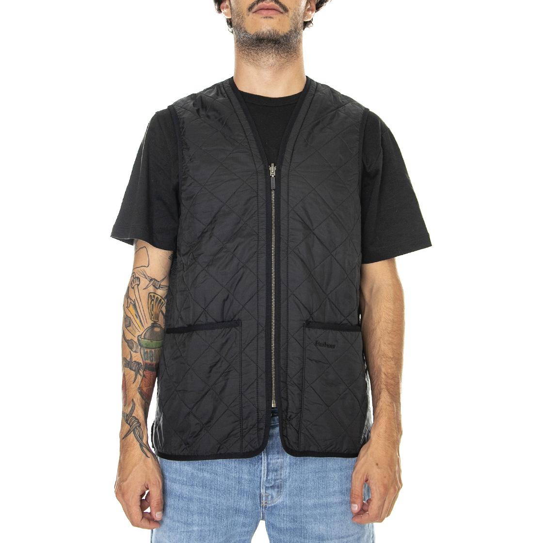 Polarquilt Waistcoat Zip Liner Black - Giacca Smanicata Uomo Nera FW22-MLI0002-BK91  BARBOUR 