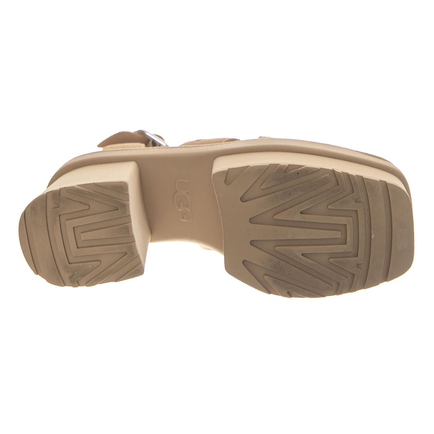 W NEW HEIGHTS PLATFORM T-STRAP MUSTARD SEED - Sandali Donna Beige W1167478-MDSD . UGG 