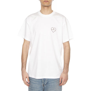 S/S Furoshiki T-Shirt White / Red - Maglietta Girocollo Uomo Bianca I034655.1WZXX  CARHARTT WIP 
