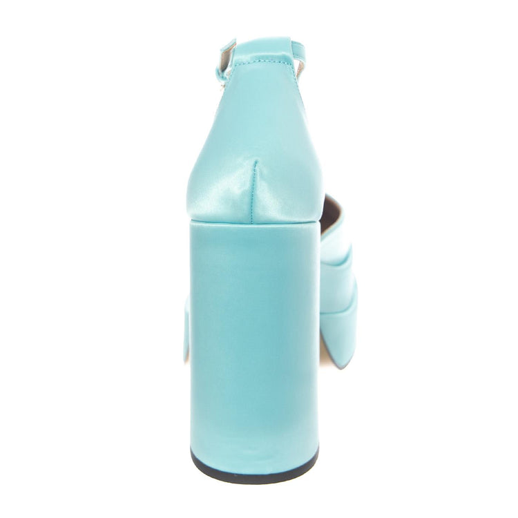 W' Charlize Blue Satin - Sandali Donna Blu SMSCHARLIZE-BLU  STEVE MADDEN 