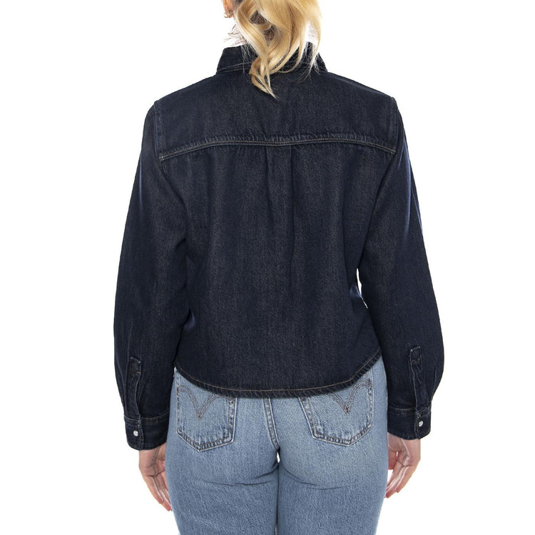 Logan Tencel Shacket - Tencel Dark Nights - Giacca Donna Denim Blu 005DW 0000 LEVIS 